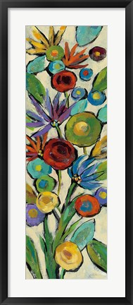 Framed Confett Floral II Print