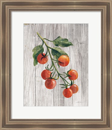 Framed Market Vegetables IV Print