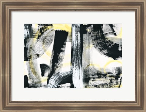 Framed LPs in 33 Light Yellow Print