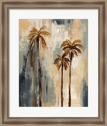 Framed Palm Trees I Print