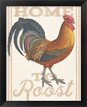 Framed Home to Roost II Print