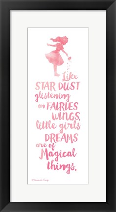 Framed Little Girls Dreams Print