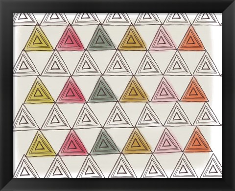 Framed Triangles Print