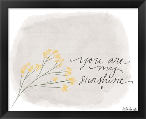 Framed Sunshine Print