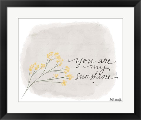 Framed Sunshine Print