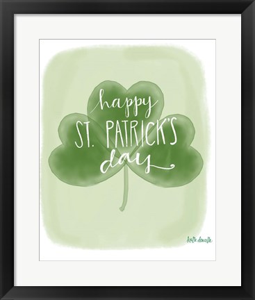 Framed St. Patrick&#39;s Day Print