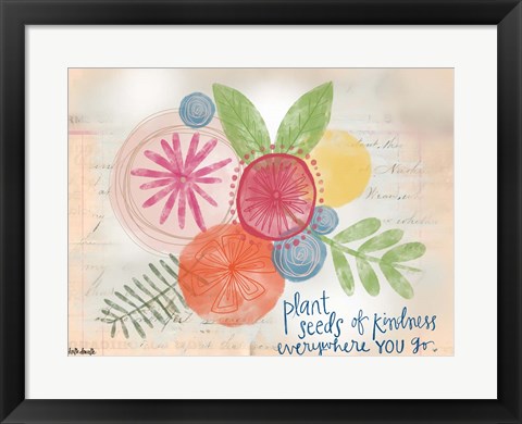 Framed Seeds of Kindness Print