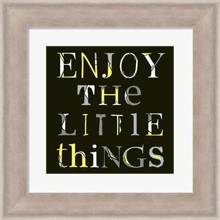 Framed Little Things Print