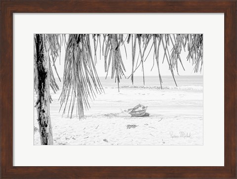 Framed Beached Up Print