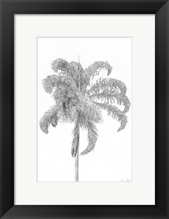 Framed Swaying Palm III Print