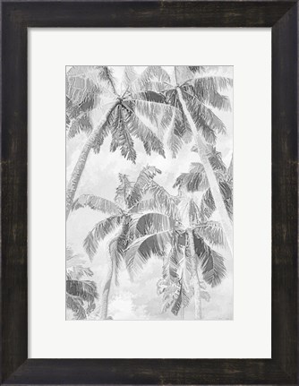 Framed Swaying Palms IV Print