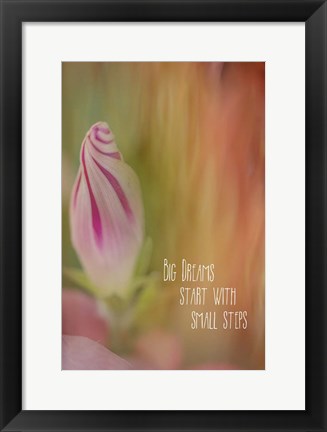 Framed Small Steps Print