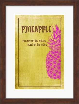 Framed Prickly &amp; Sweet Print