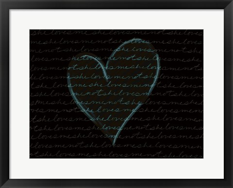 Framed She Loves Me - Blue Print