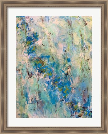 Framed Blue Passages Print