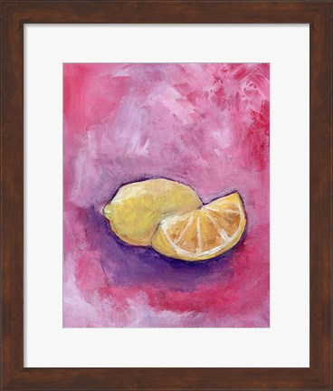 Framed Sour Lemons Print