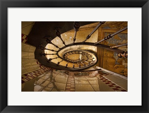 Framed Heinen D&#39;escalier Print