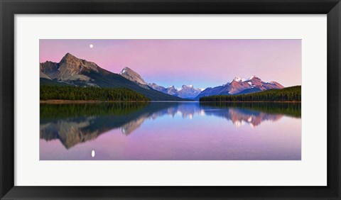 Framed Maligne Lake Print