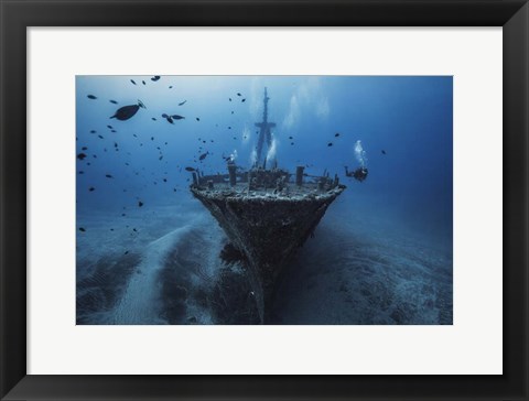 Framed Hai Siang Wreck Print