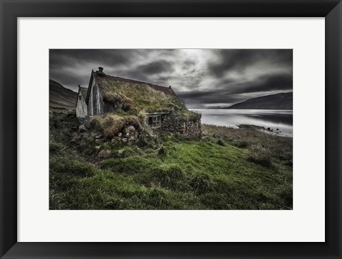 Framed Turf And Stones Print