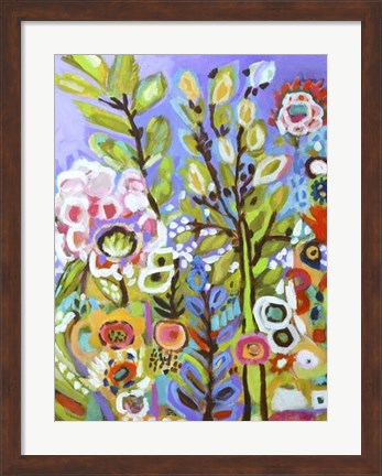 Framed Garden Of Whimsy III Print