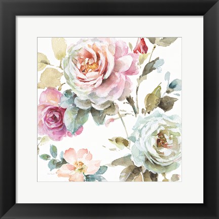 Framed Beautiful Romance V Print