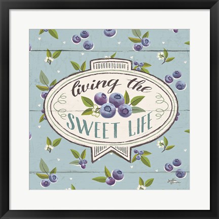 Framed Sweet Life VIII Print