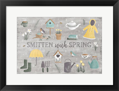 Framed Smitten With Spring III Print