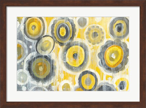 Framed Abstract Circles Print