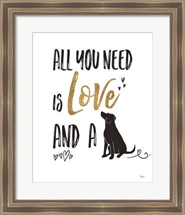 Framed Pet Love II Print