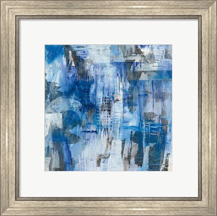 Framed Industrial Blue Print