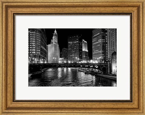 Framed Chicago River Print