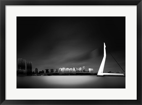 Framed Erasmus Bridge Rotterdam Print