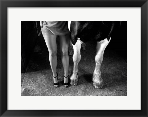 Framed To Cool One&#39;s Heels Print