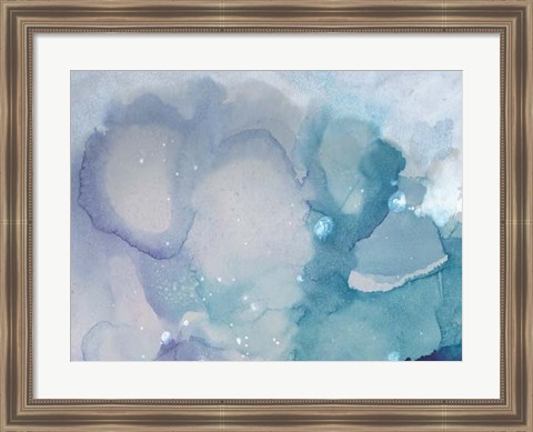 Framed Ice Crystals I Print