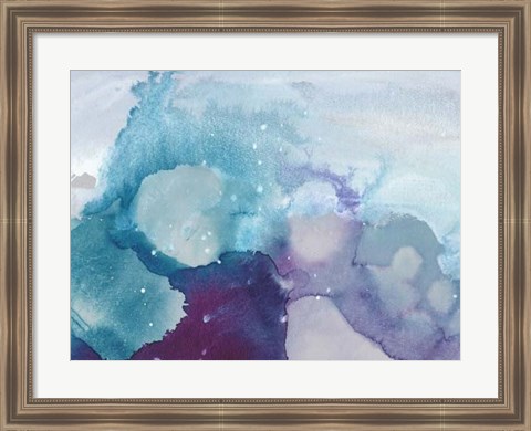 Framed Ice Crystals II Print