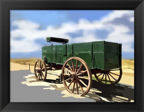 Framed Bold Wagon I Print