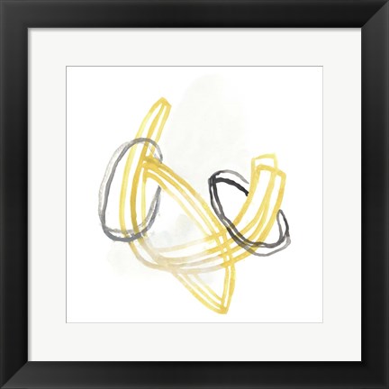 Framed String Orbit V Print