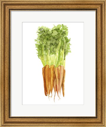 Framed Watercolor Veggie III Print