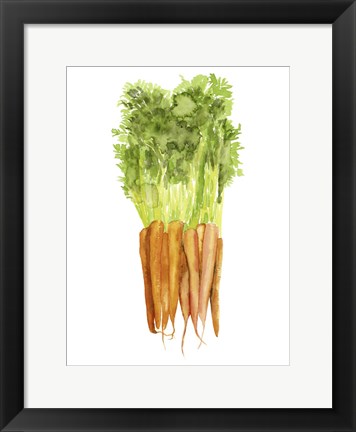 Framed Watercolor Veggie III Print