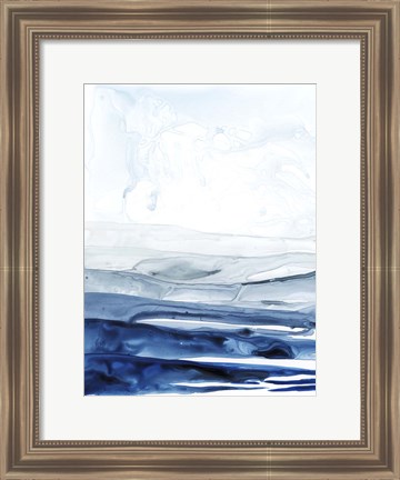 Framed Azure Arctic I Print