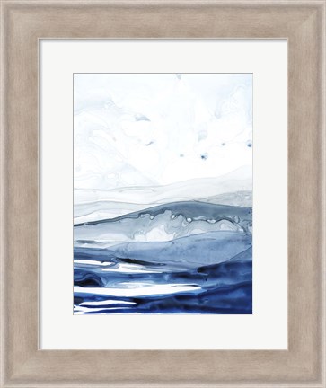 Framed Azure Arctic II Print