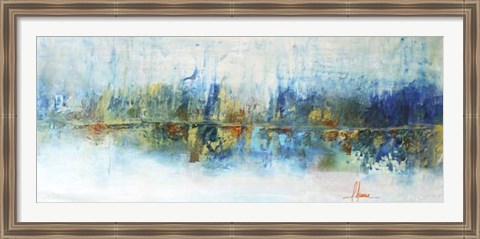 Framed Aqua Azul Print