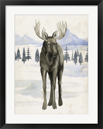 Framed Alaskan Wilderness I Print