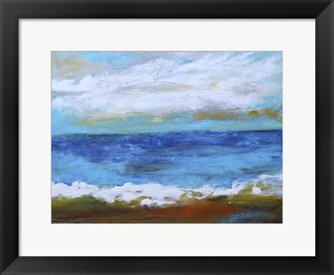 Framed Beach &amp; Sky II Print