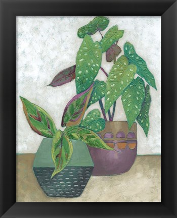 Framed House Garden II Print