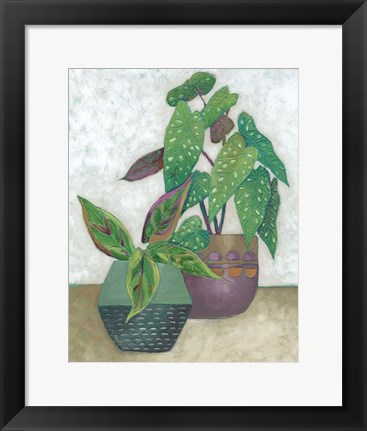 Framed House Garden II Print