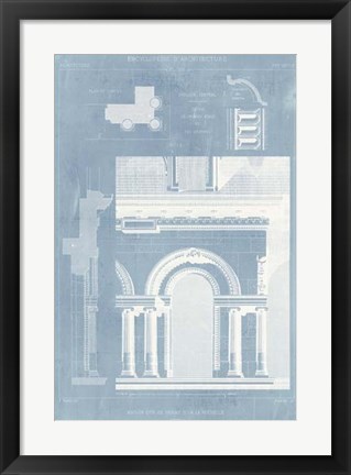 Framed Details of French Architecture I Print