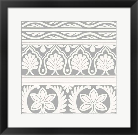 Framed Ornamental Detail II Print