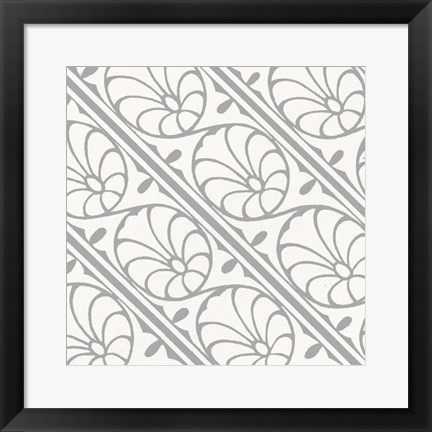 Framed Ornamental Detail III Print